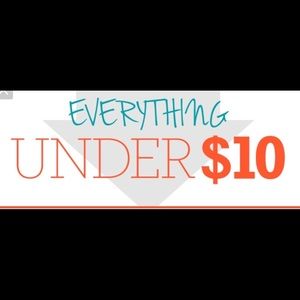Everything is under $10.